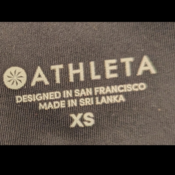 Athleta All Over Gleam Tight in Black Size XS - Picture 4 of 7